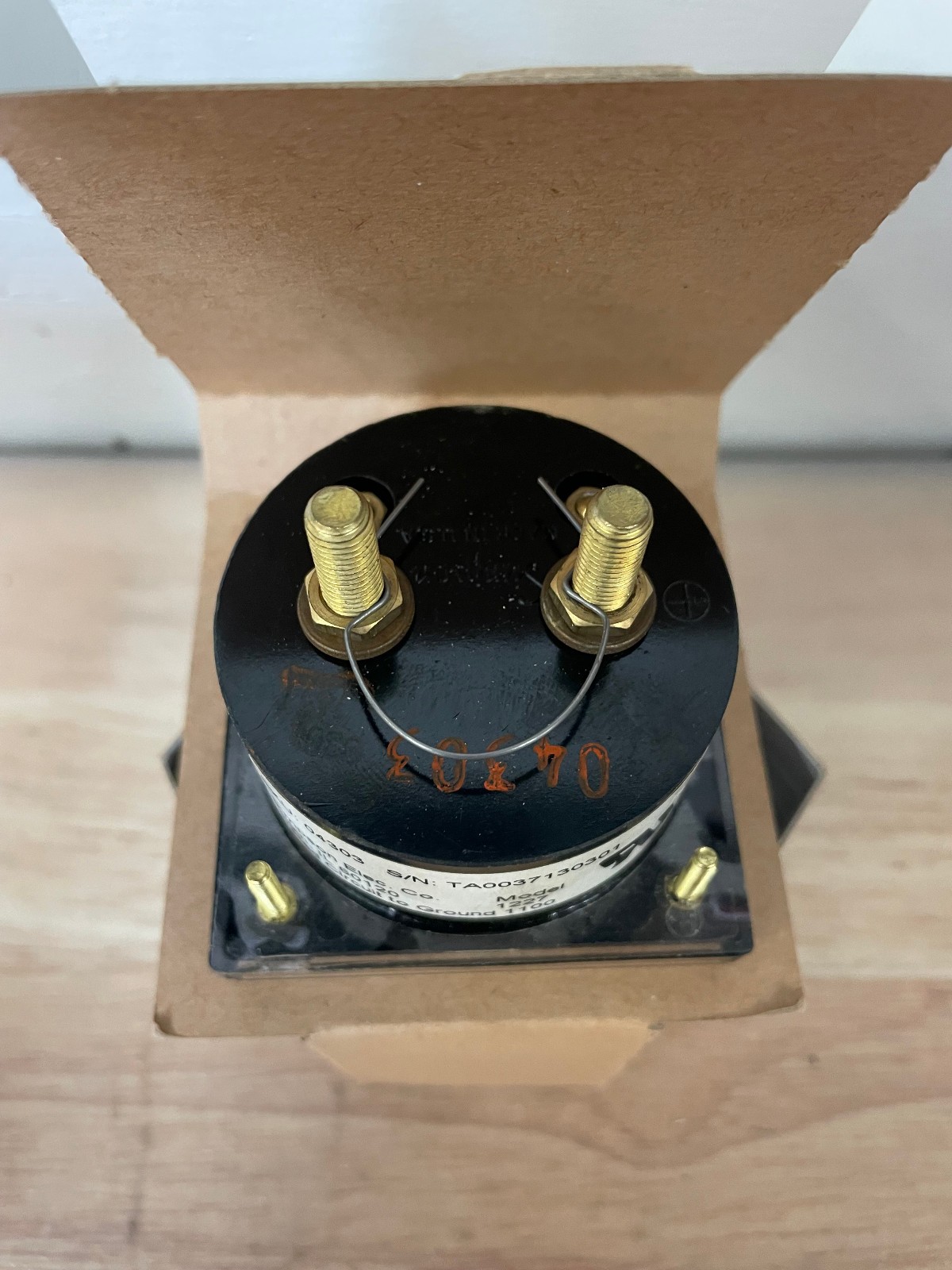 Simpson 04303 Panel Meter DC Microamperes 0-10 µA Analog Gauge NOS w/ Box
