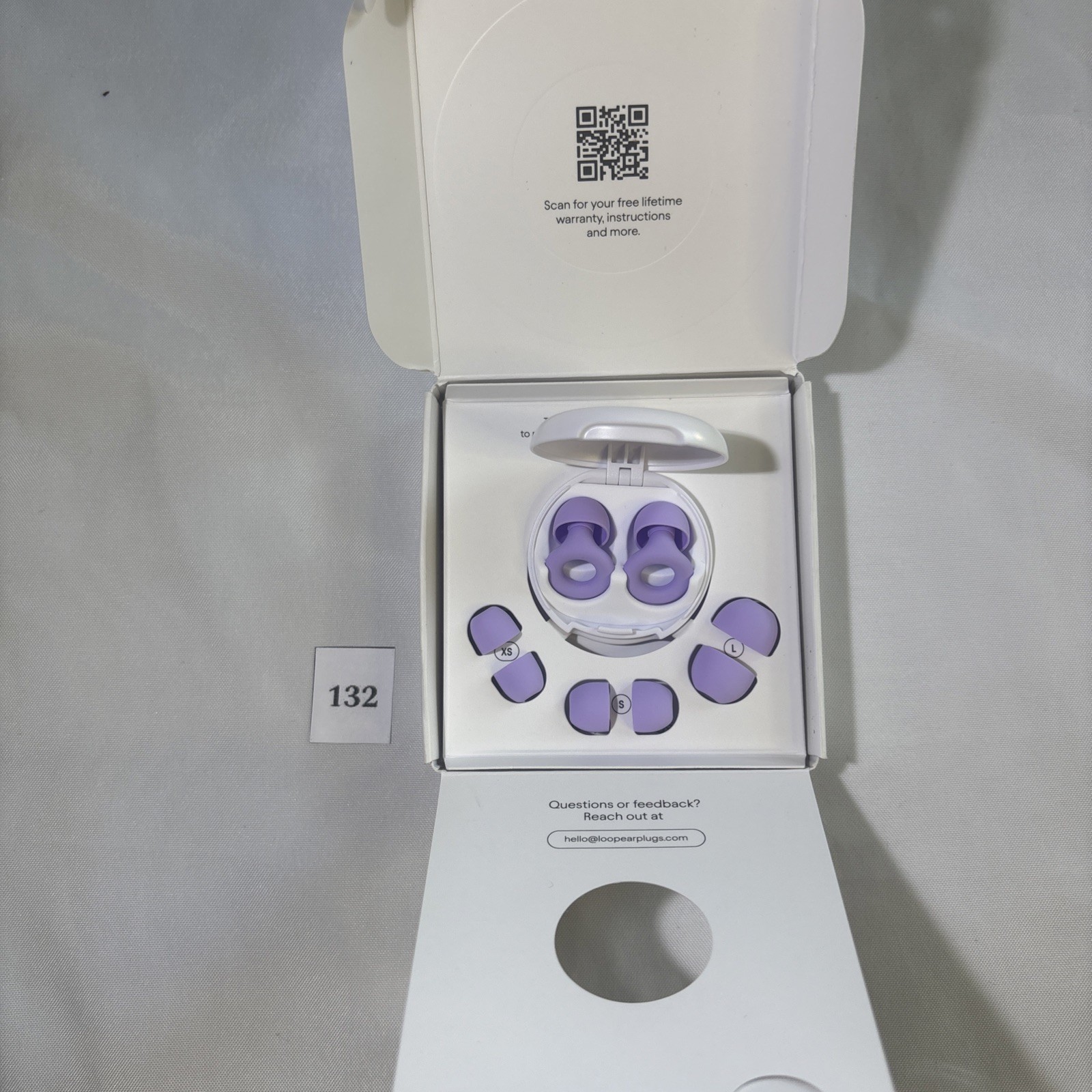 Loop Quiet 2 Ear Plugs For Noise Reduction – 14dB – Color – Violet – Open Box