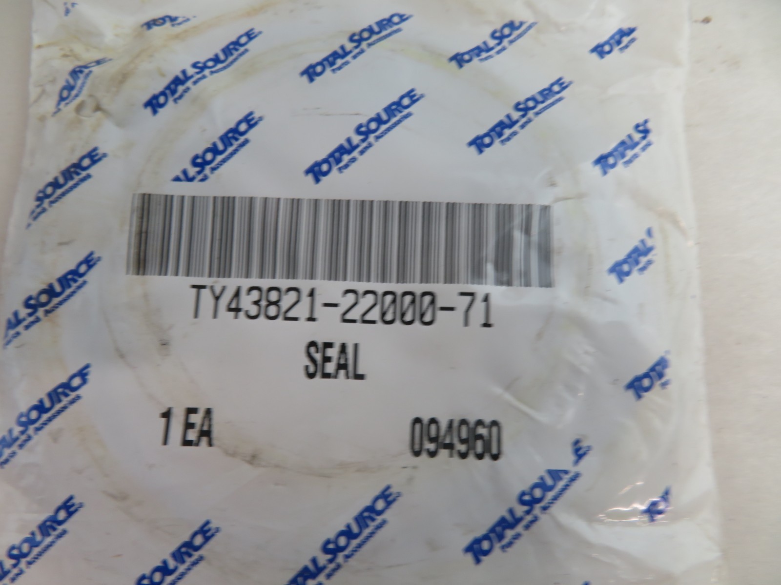 TOTAL SOURCE TY43821-22000-71 FORKLIFT HUB SEAL