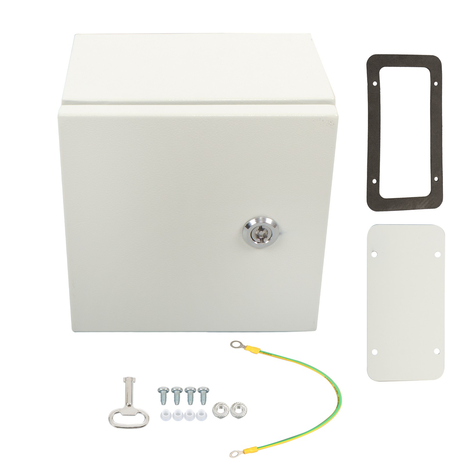 Waterproof Steel Electrical Box 8x8x6″ NEMA 4X Rated, IP65 Outdoor Junction Box