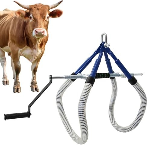 Cow Hip Lift 4410LB Adjustable Cattle Hip Lift Clamp Livestock Lifting Assist