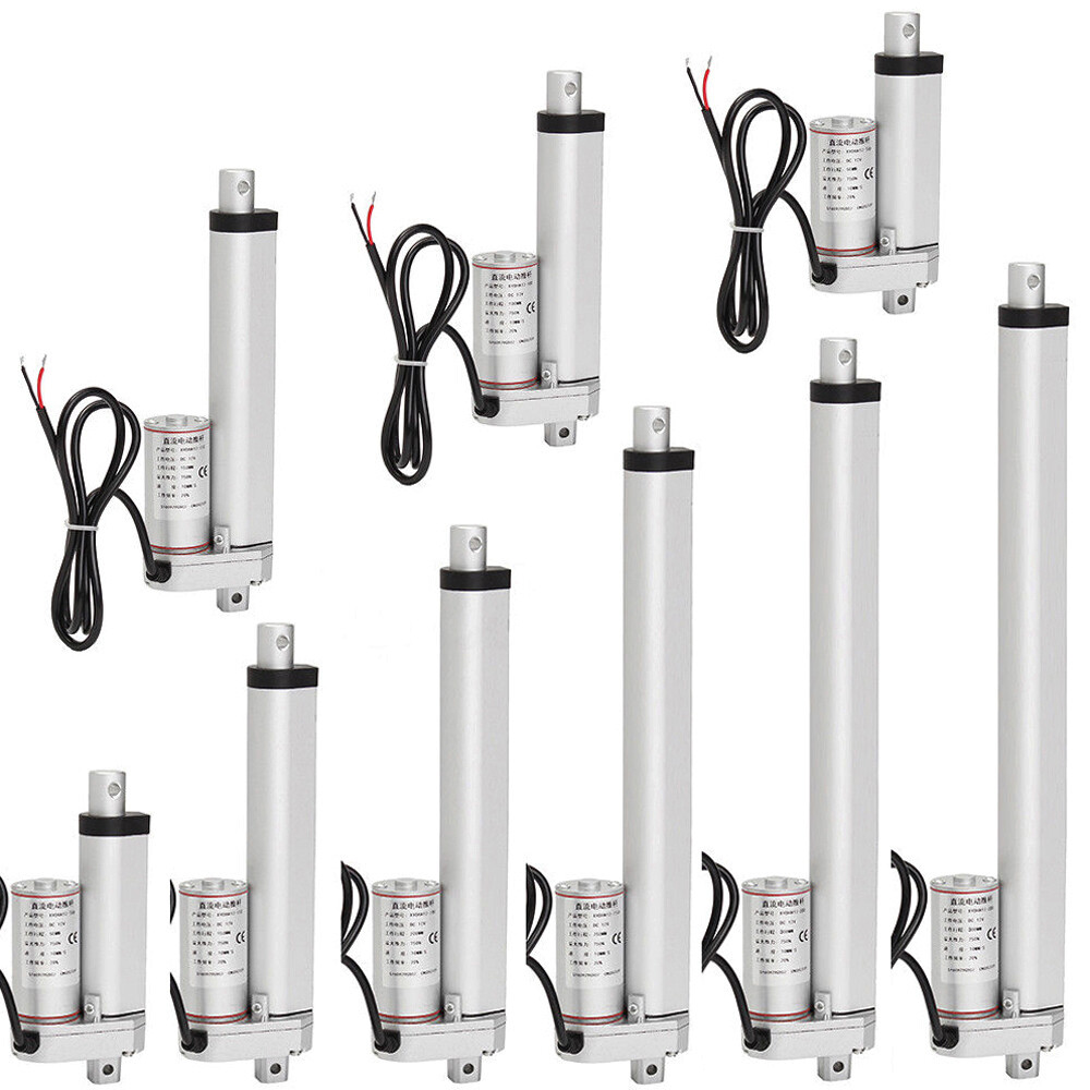 US 2″-18″ in Stroke Linear Actuator 6000N/1500N/1000N Max Lift 12V Volt DC Motor