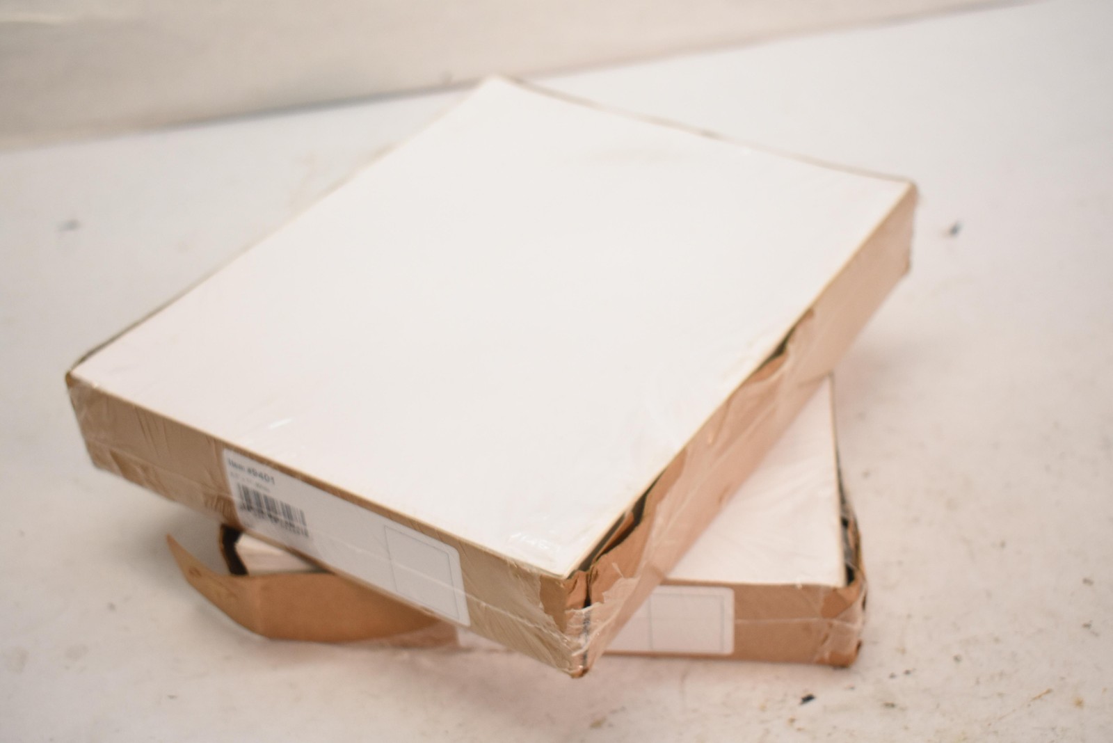 Blank White Adhesive Label Sheets 8.5 X 11 Inch Item 9401 Lot 2 Packs Total