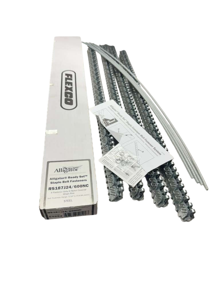 Alligator RS187J24/600NC Steel Staple Belt Fasteners, 3/16″ – 1/4″ (4.8.2-6.4mm)