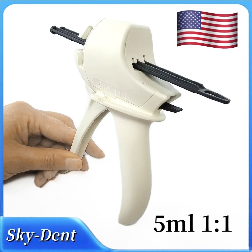 Dental Activa-Spenser Type Dispenser Gun For Automix Syringes Cement Gun 5ml 1:1