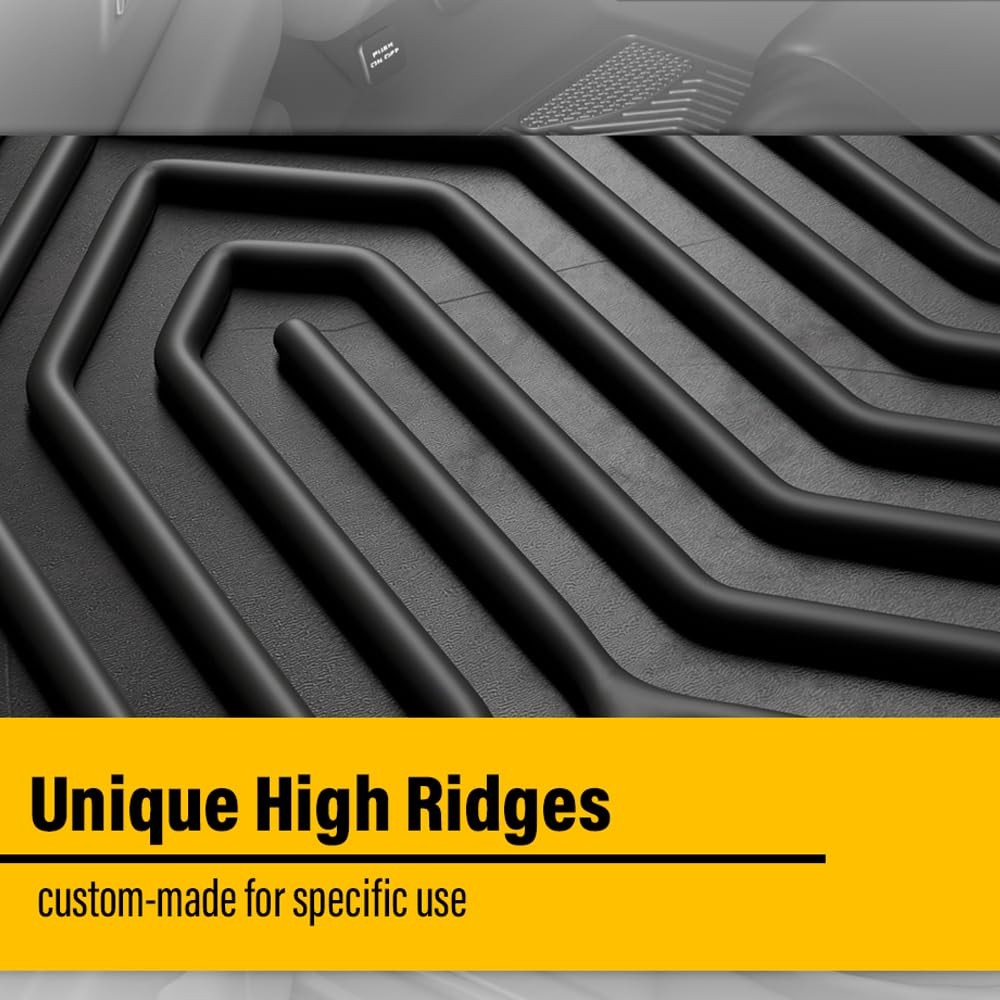 TPE Floor Mats Cargo Liner for Honda Accord Sedan 08-12 Not Coupe 3PCS All-Weath