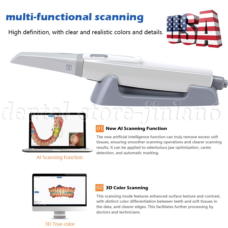 Factory Price 3D Oral Fast Speed Digital Dentist 3D Dental Intraoral Scanner