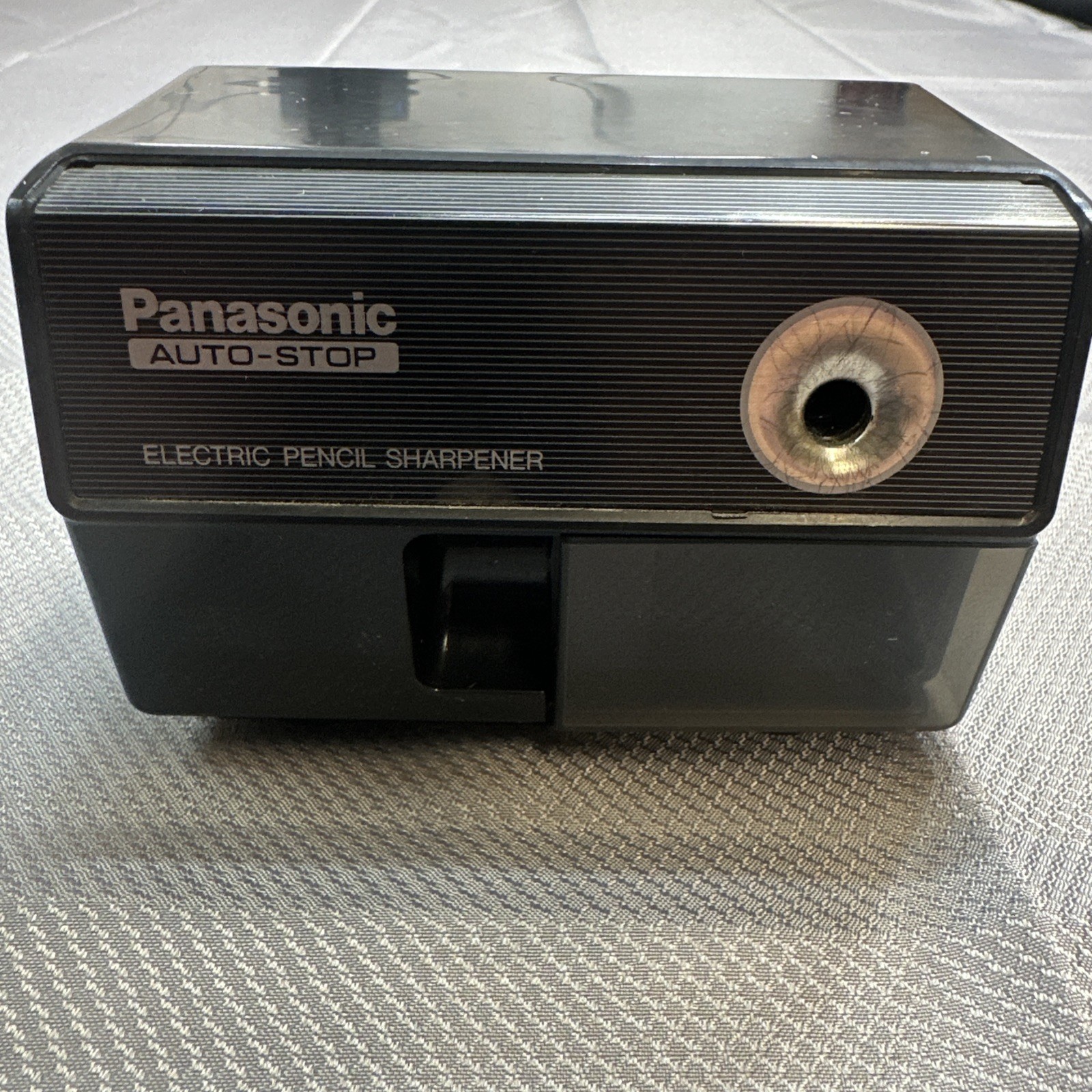 VTG Panasonic KP-110 Electric Pencil Sharpener Tested and Works Black Japan