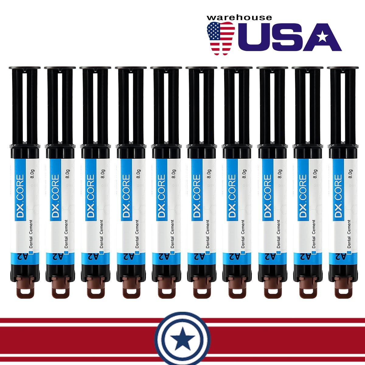 1 PC DX.CORE Dental Dentex Dual Cure Composite Resin Core Build Up A2