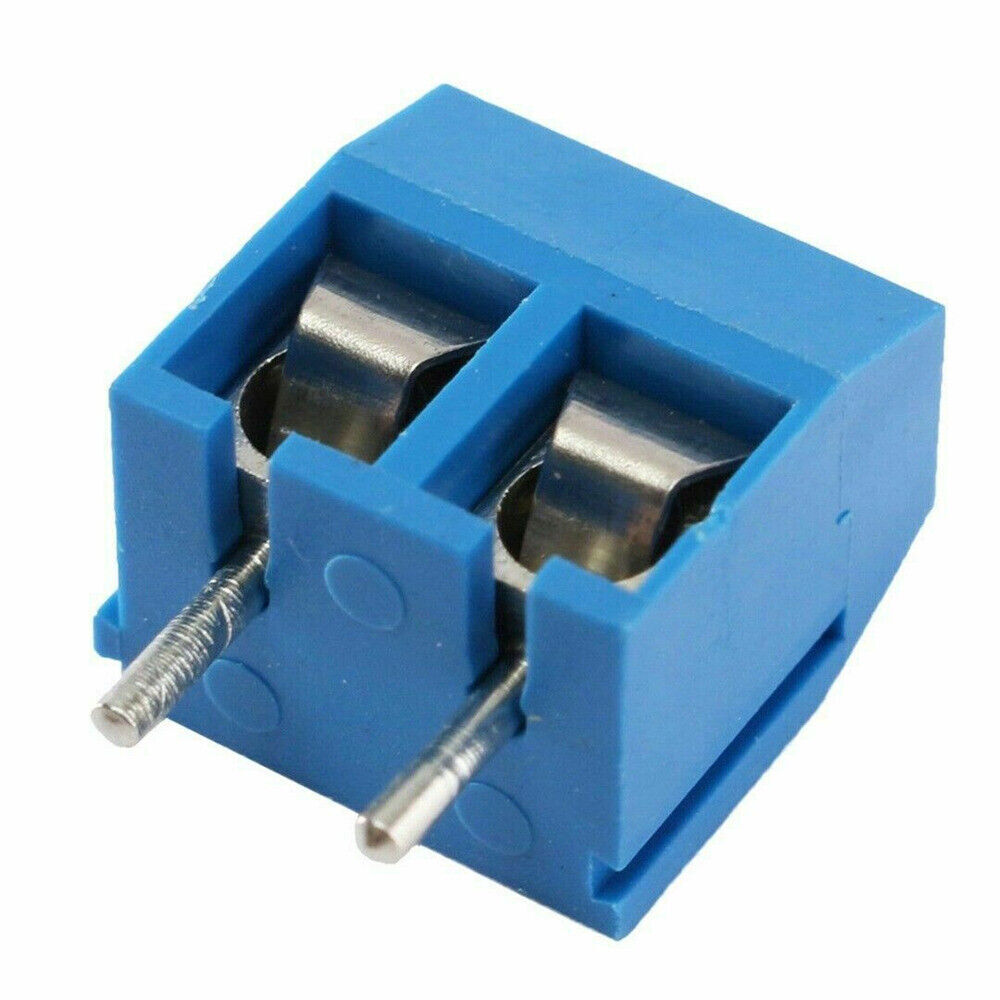 60Pcs Blue KF301-2P/3P PCB Mount Screw Terminal Block Connector 2/3Pin 5mm Pitch