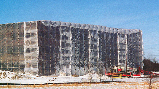 DURA-SKRIM 6 MIL Translucent 24′ X 100′ Layered Reinforced Enclosure Plastic