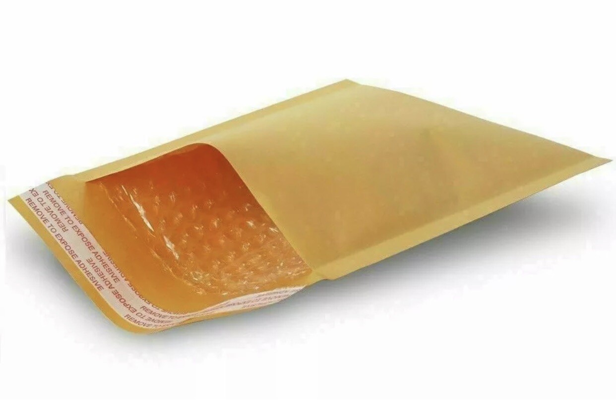 100 #3 8.5×14.5 ” Bubble – Lite ” Kraft Bubble Mailers Padded Envelopes Bags