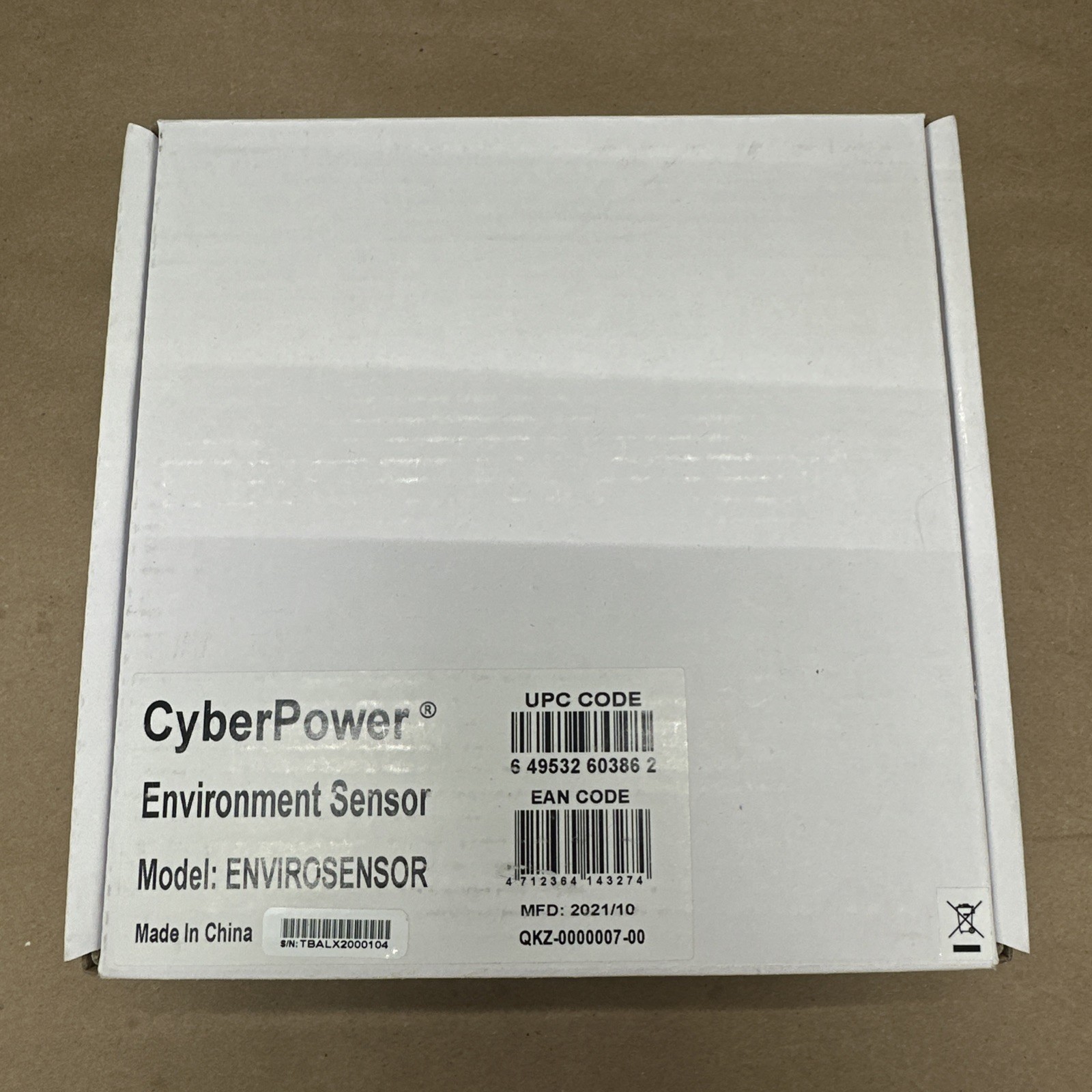 NEW IN BOX- CyberPower ENVIROSENSOR Temperature and Humidity Sensor || WARRANTY!