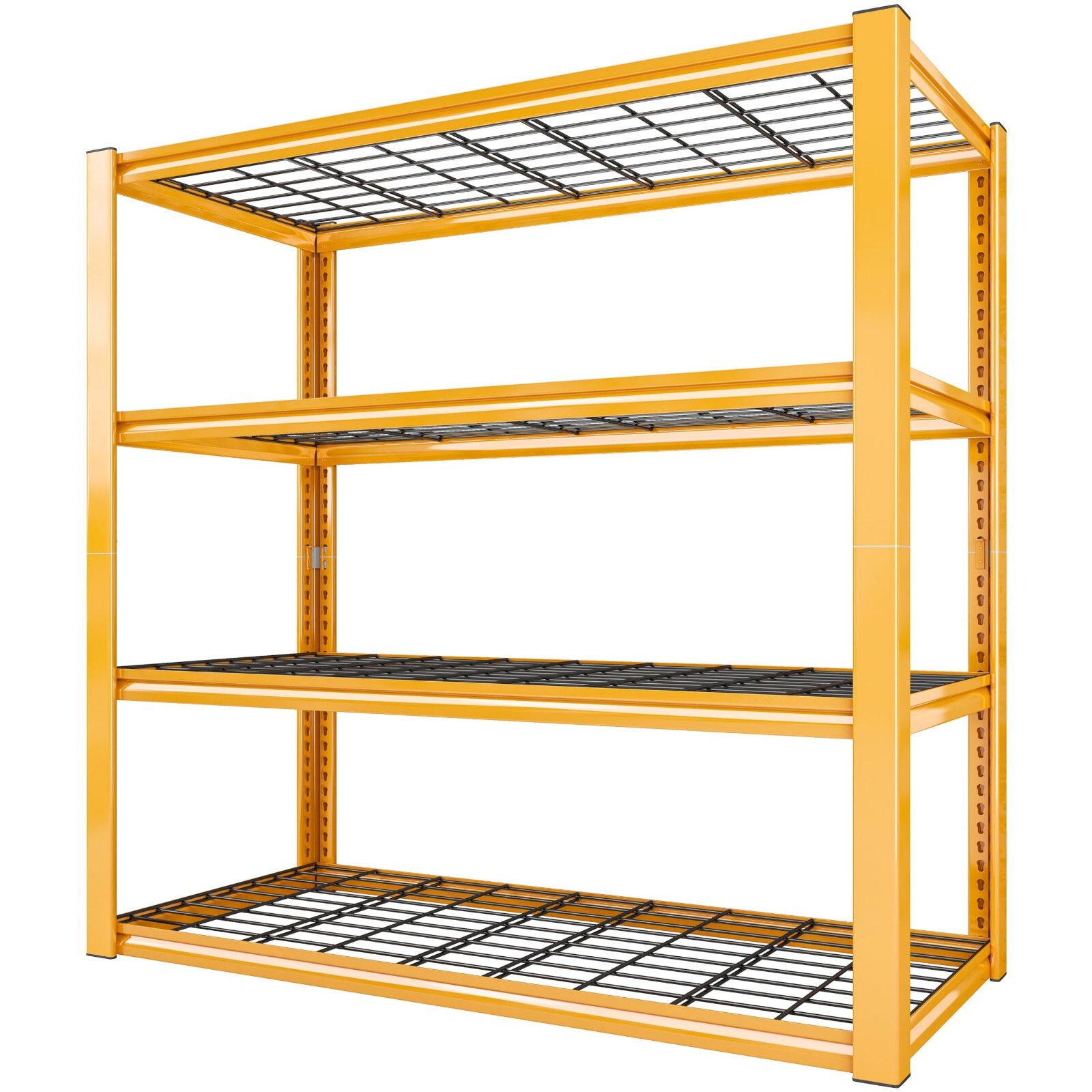 1Pcs Garage Shelving Heavy Duty Storage Shelves for Warehouse Basement,Yellow