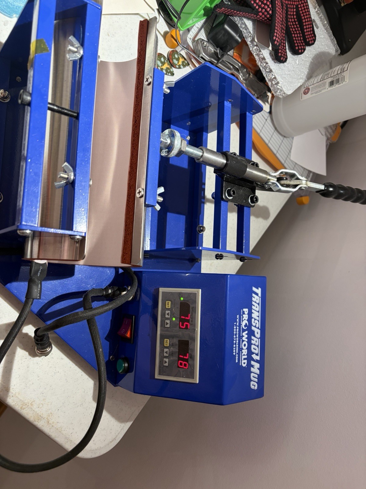 ProWorld Sublimation Heat Press + Craft Supplies / Tumbler & Mug Business Setup