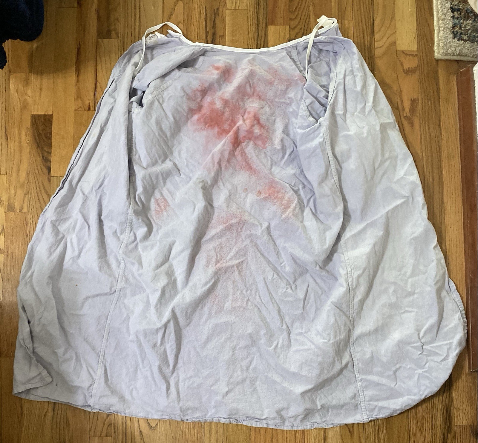 Halloween Bloody Hospital Patient Gown Adult Costume Size L Haunted Asylum