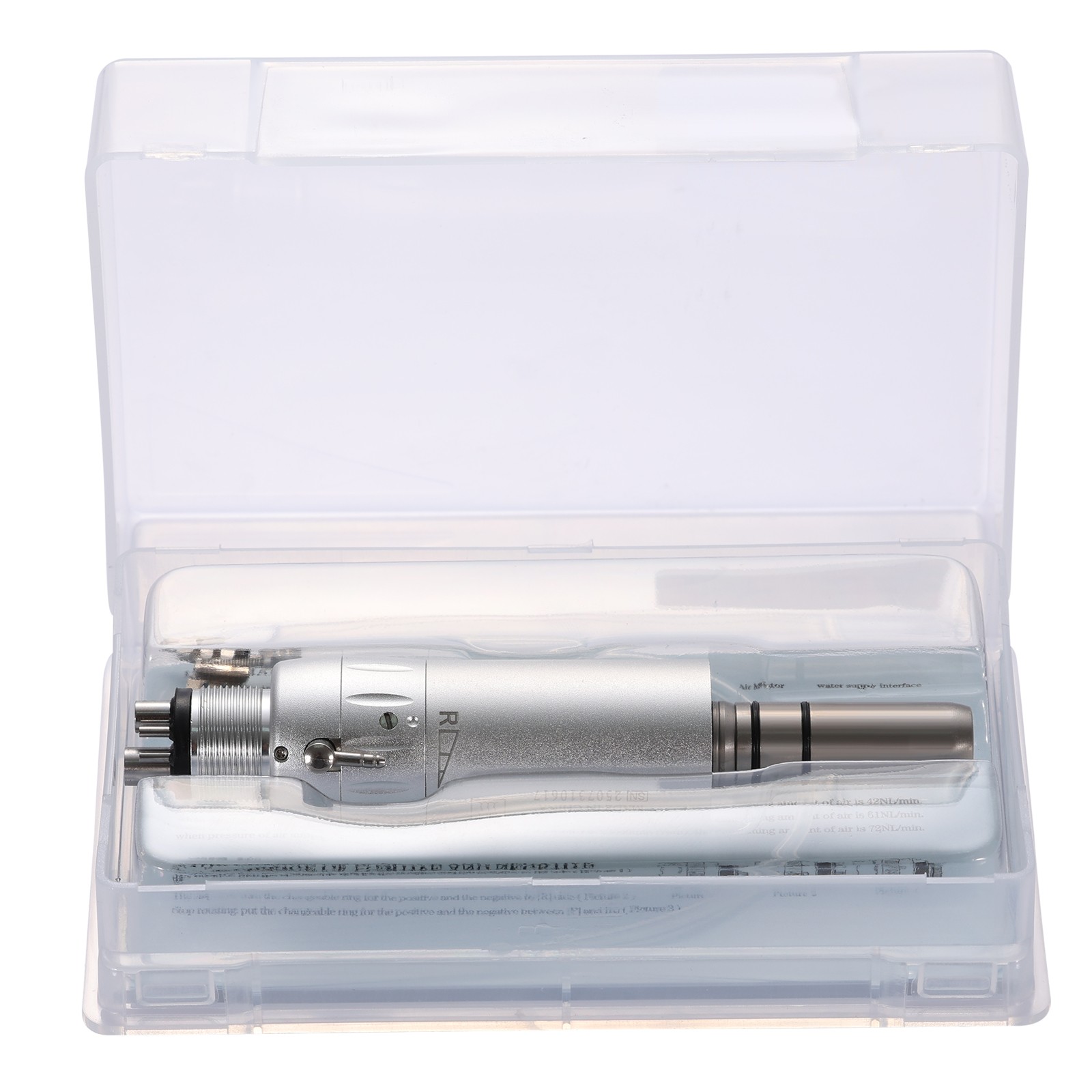 1-10 ASkeadnt Dental Slow Speed Motor Air Motor 4 Hole E-Type Micromotor