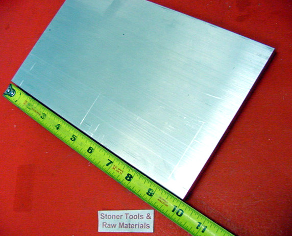 1″ X 10″ ALUMINUM 6061 FLAT BAR 10″ long Solid T6511 Extruded Mill Stock Cut New