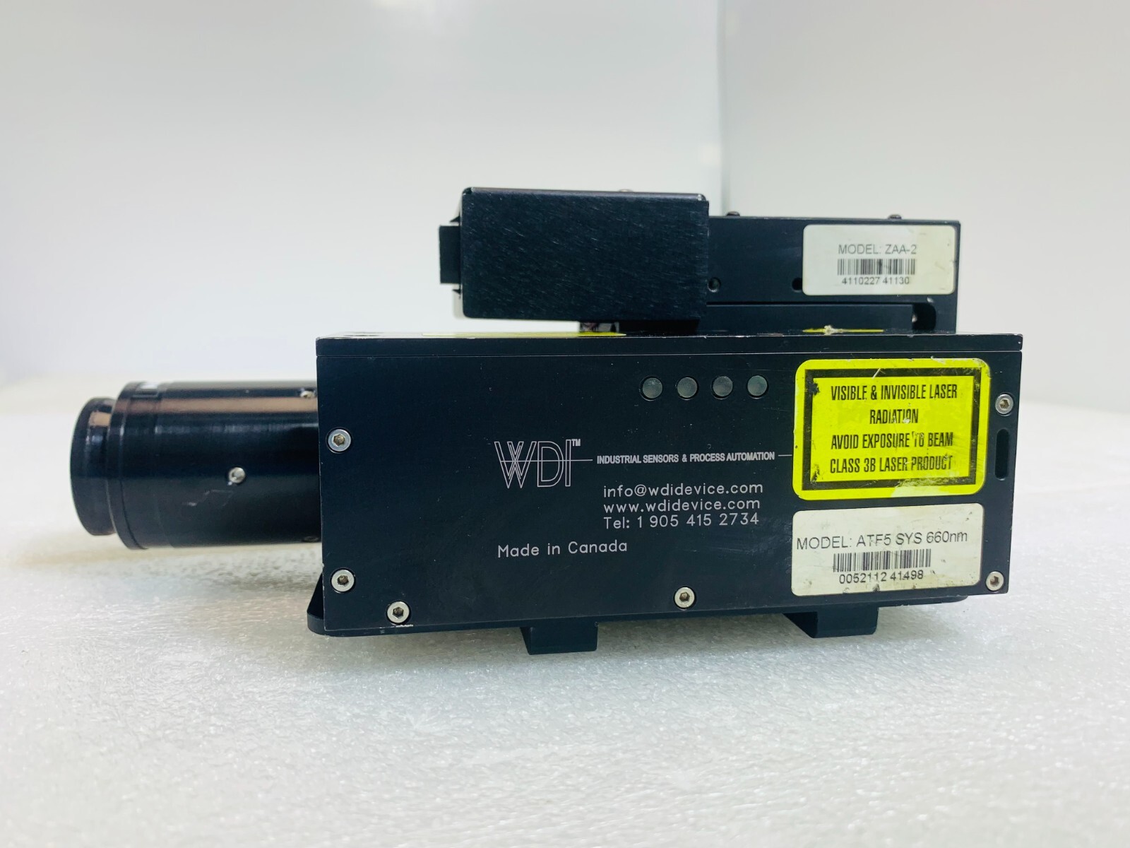 WDI ATF5 SYS 660nm & ZAA-2 & Navitar SK-1-64384 & 1-51820 Lens