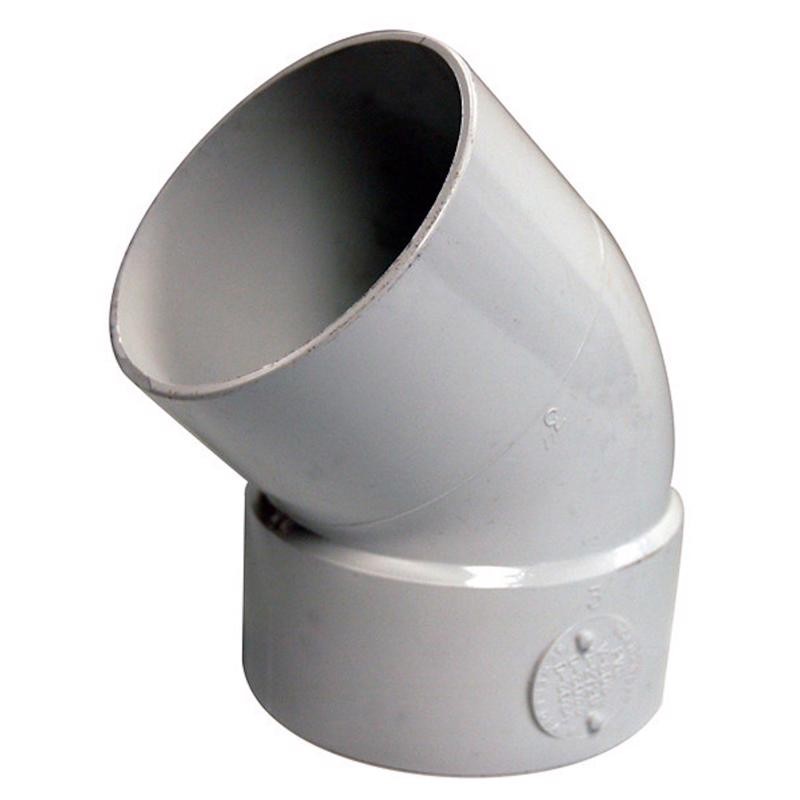 NDS Schedule 35 4 in. Hub each X 4 in. D Spigot PVC Elbow 1 pk (Pack of 10)