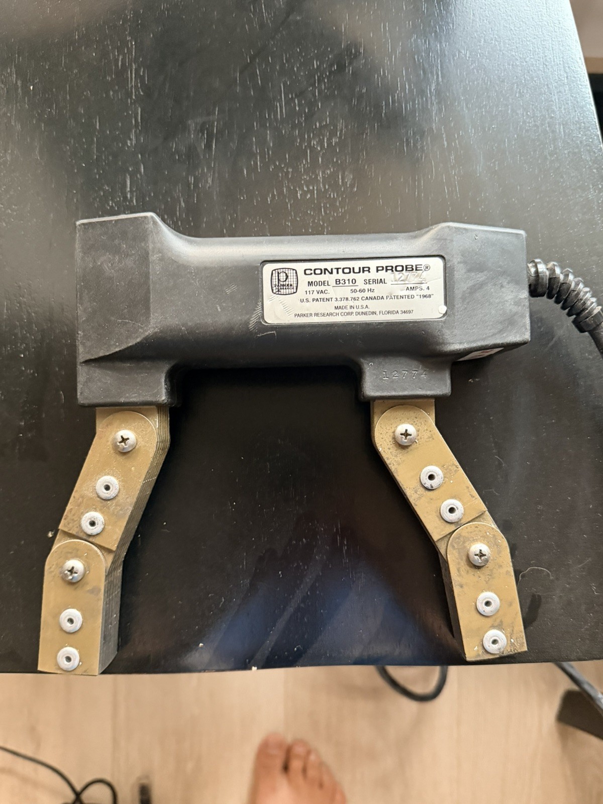 Parker B-310 Contour Probe Magnetic Yoke 115V NDT Inspection Used 038277