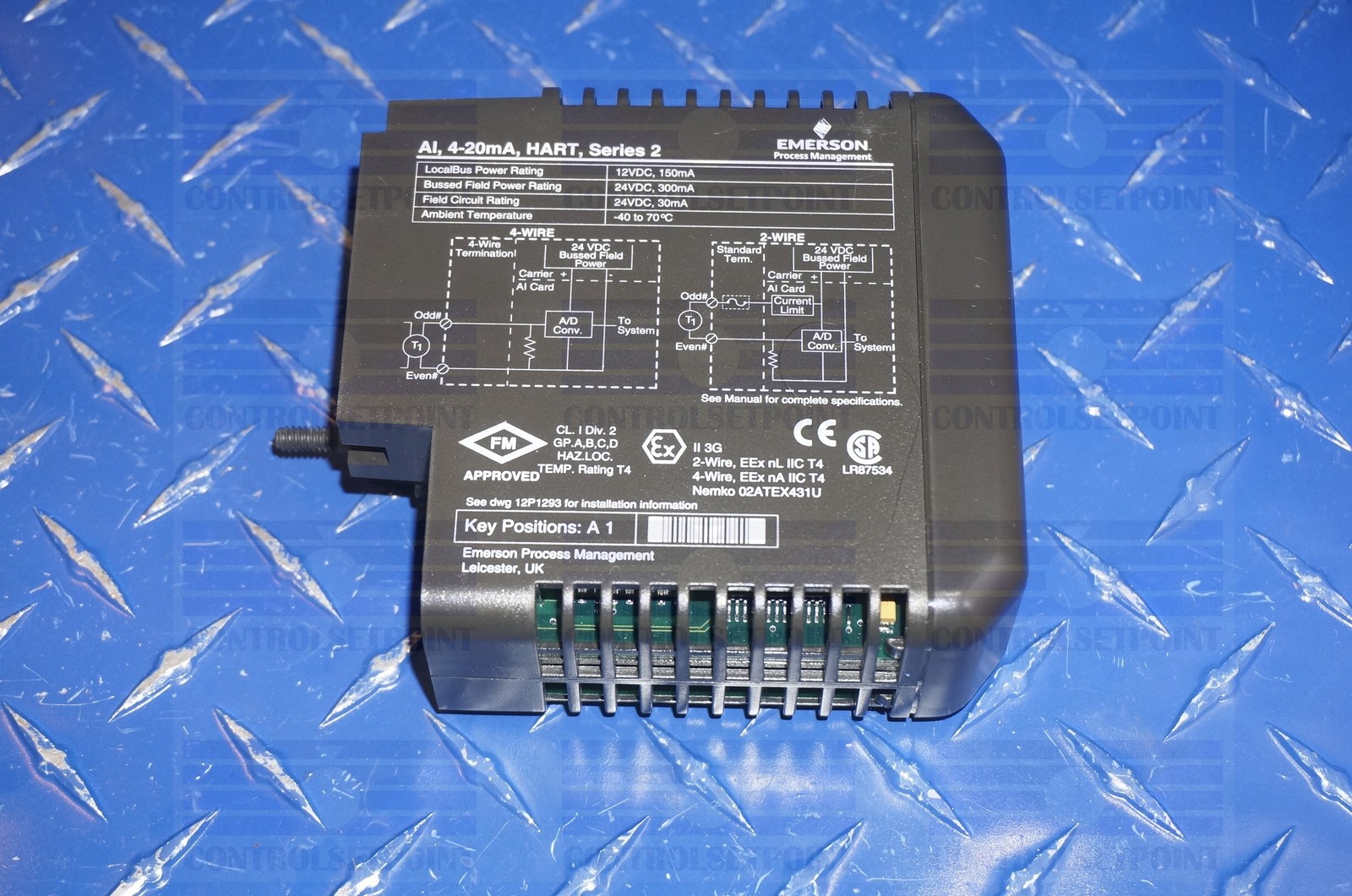 EMERSON DELTAV KJ3222X1-BA1 AI CARD 8 CHANNELS 4-20 MA HART SERIES 2 KJ3222X1BA1