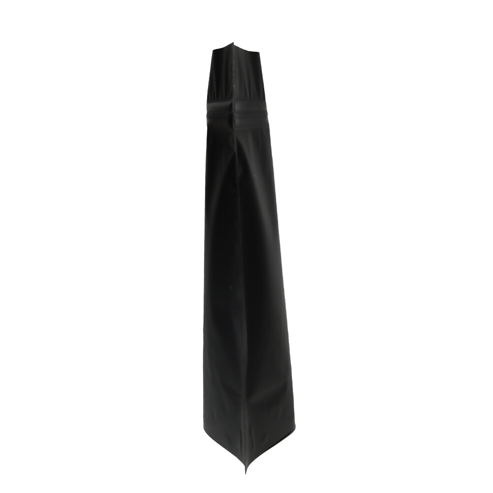 100x Matte Black Gold Red Blue Gusset Zip Bags 5.5×7.75in (Free 2-Day Shipping)