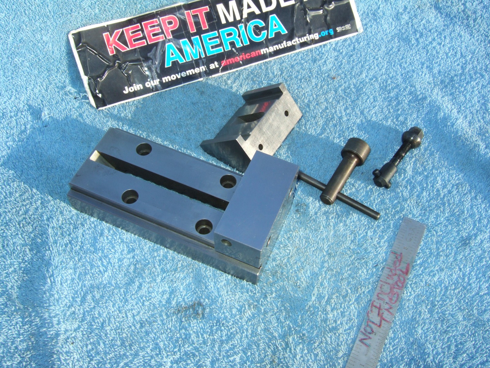HERMANN SCHMIDT USED V0-4 GRIND VISE W/WRENCH TOOLMAKER MACHINIST INSPECTION #K