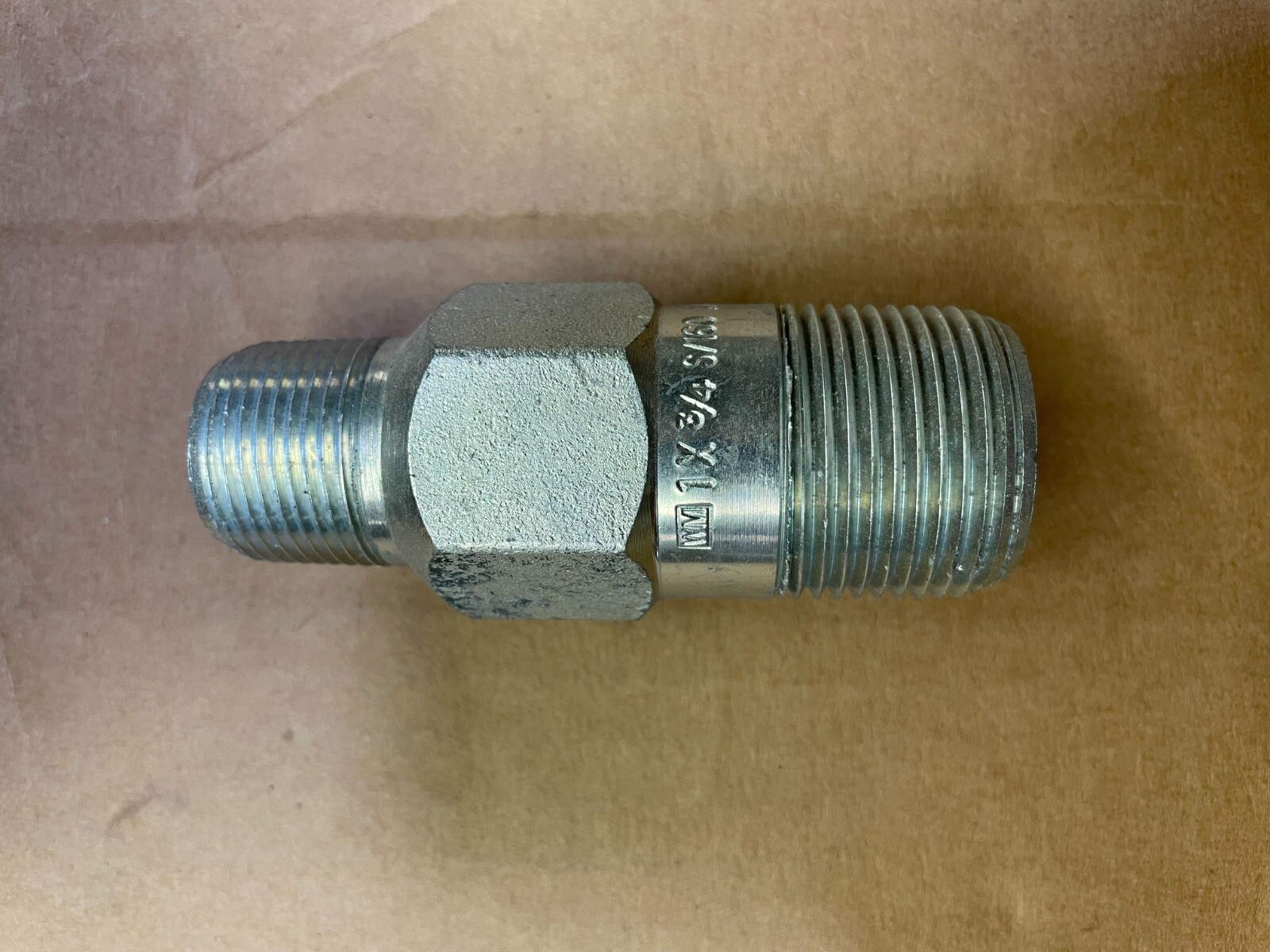 SWAGE NIPPLE 1″ x 3/4″ Schedule 160 Concentric Thread Both End A234 WPBN SP95