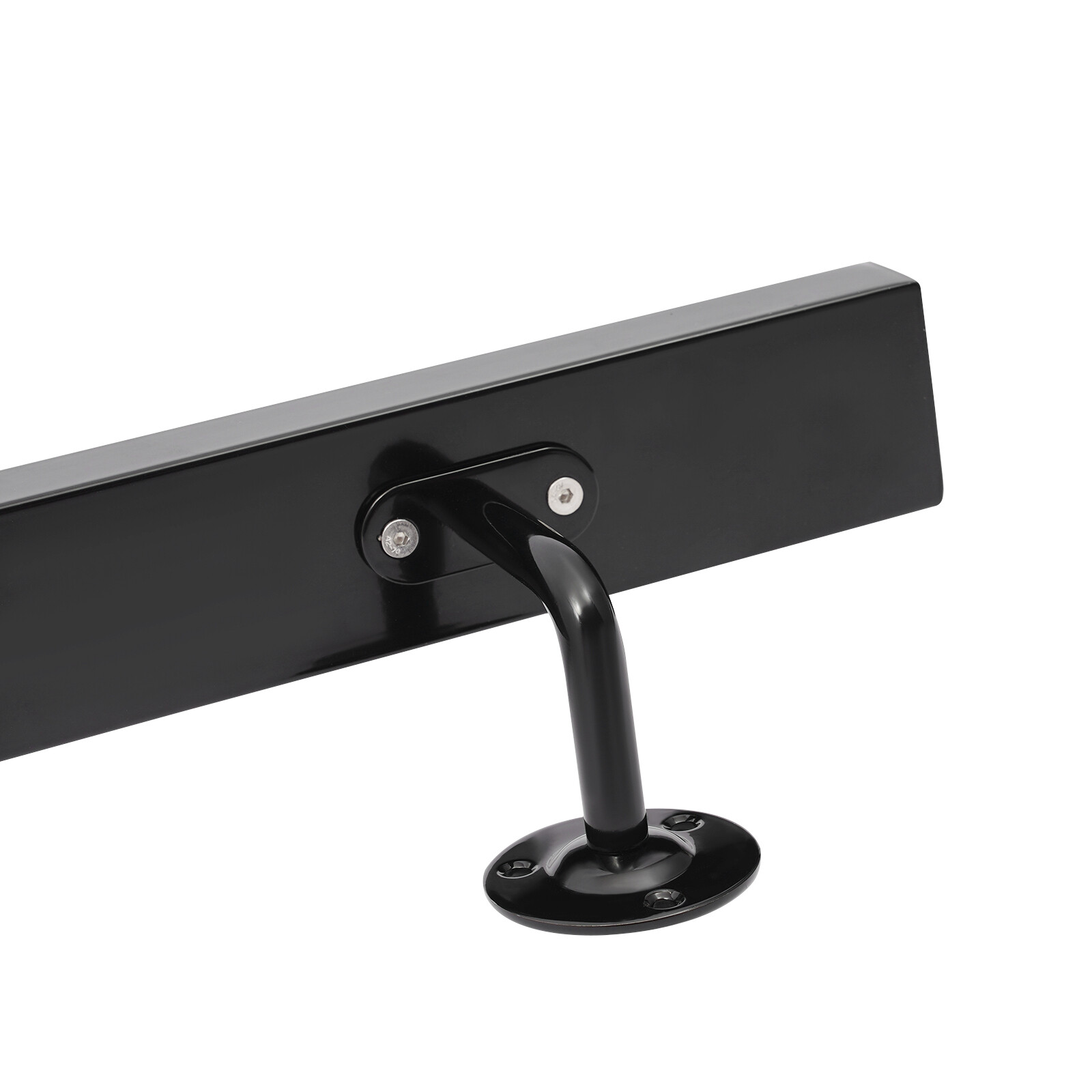 Stainless Steel Stair Rail 101×9.8cm – Baking Paint Wall Mount, 90kg Capacity