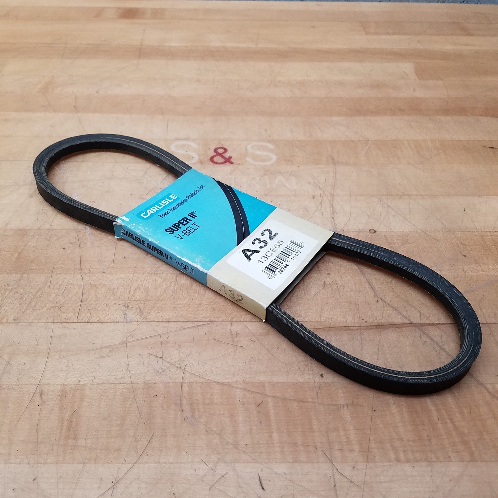 Carlisle A32 V-Belt, 1/2 in W Top, 34.2 in L Outside, 11/32 in THK, A Section