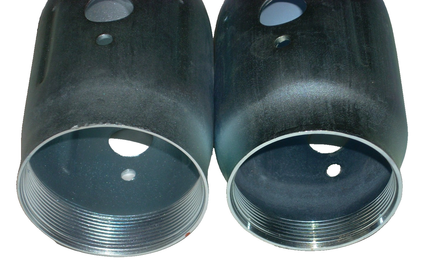 Oxygen & Acetylene Welding Cylinder Cap Set Fine Thread Tank Caps Galvanized