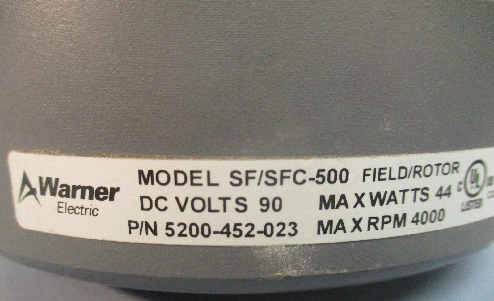 Warner Electric SF/SFC-500 Clutch Bearing 5200-452-023 44W 90VDC 4000RPM