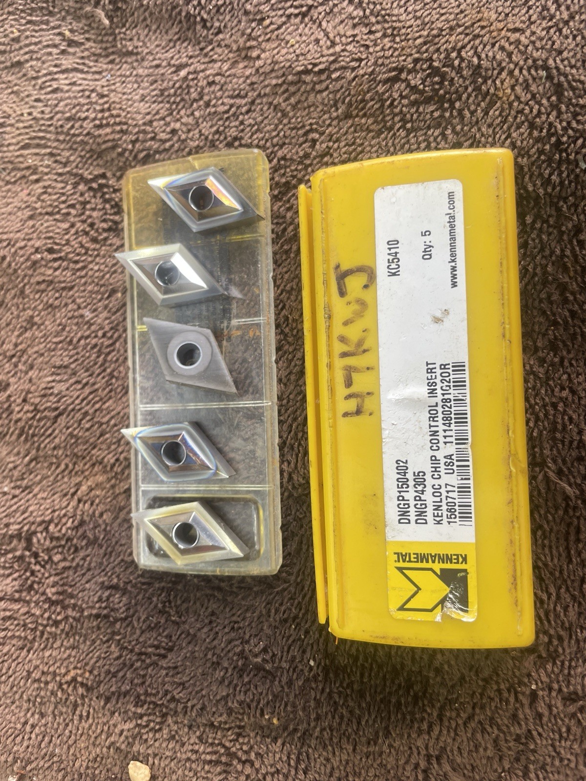 KENNAMETAL DNGP150402 KC5410 FACTORY PACK OF 5 INSERTS