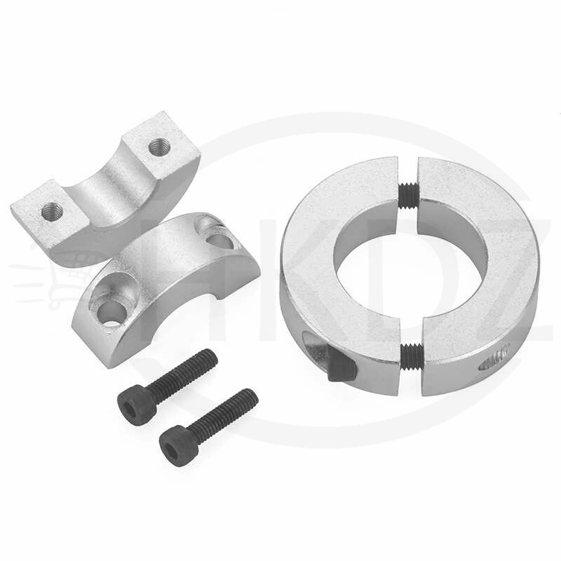 Aluminium Clamp Separate Collar Lock Limit Ring Fixing Shaft Diameter 16mm -95mm