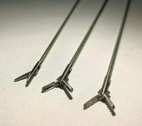 3PC Hysteroscopy Urology Biopsy Alligator Scissor Forceps 5frx40cm Instrument CE