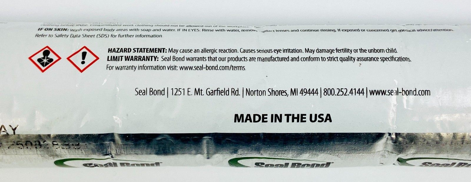 Seal Bond 114 High Performance Hybrid Adhesive Sealant Gray 20 oz