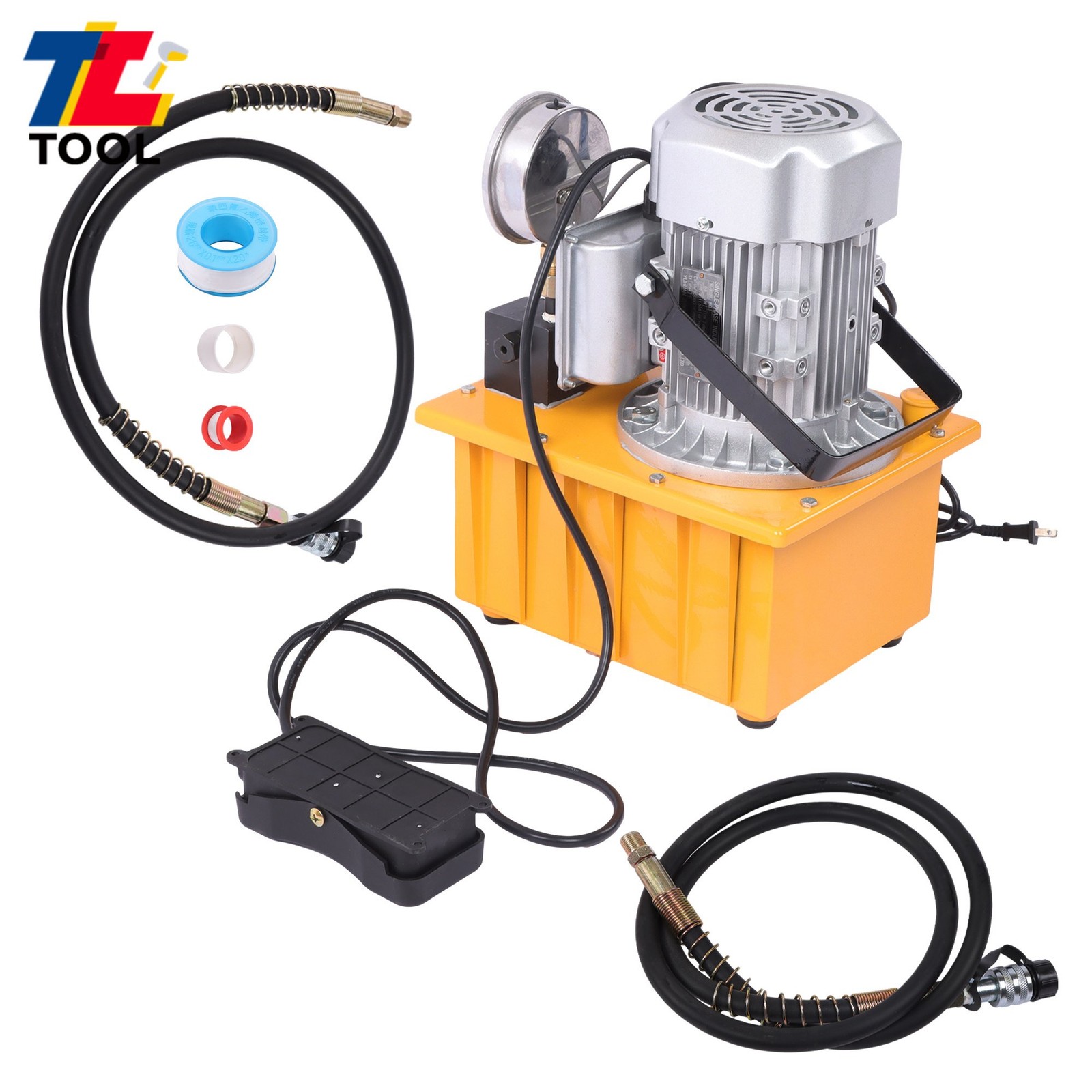 10000PSI 8 L Hydraulic Pump Single Acting 0.7L/min 750W