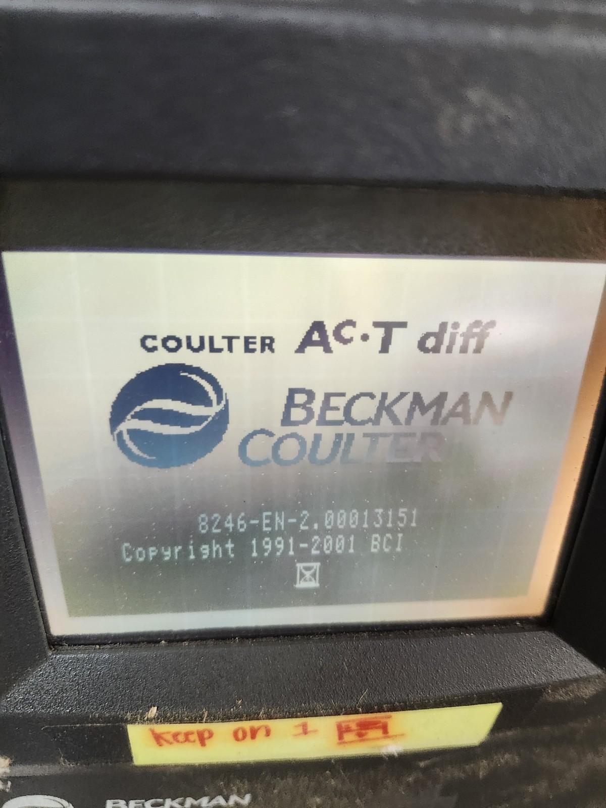 Beckman Coulter Act-diff machine 2017 Model Parts Unit