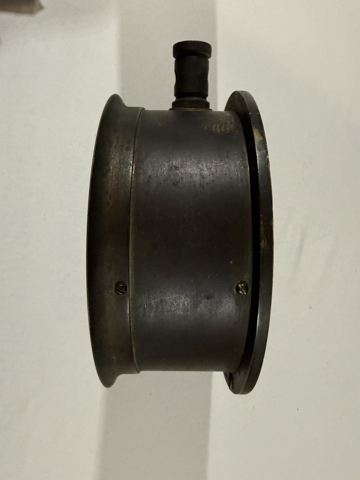 Antique Norton Ammeter No. 1615 – Brass Industrial Electrical Gauge CT