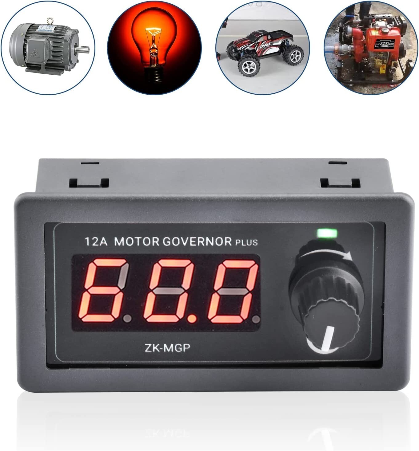 PWM Motor Adjustable Speed Controller DC 5V 9V 12V 18V 24V 30V 12A 360W Driver