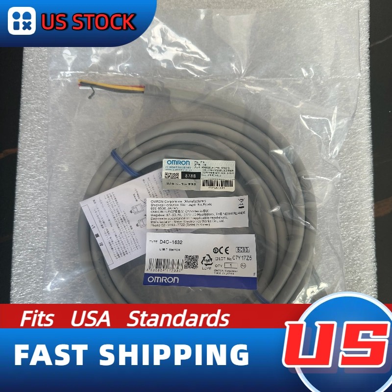 D4C-1632 Omron New Limit Switch 1PCS D4C1632: US Inventory, Fast Dispatch