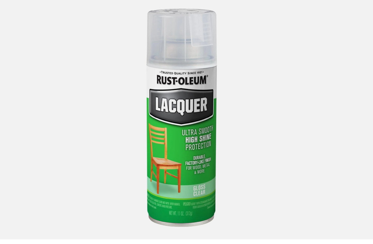 Rust-Oleum 1906830 Lacquer Spray Paint, 11 oz, 11 Ounce (Pack of 1), Clear,Spray