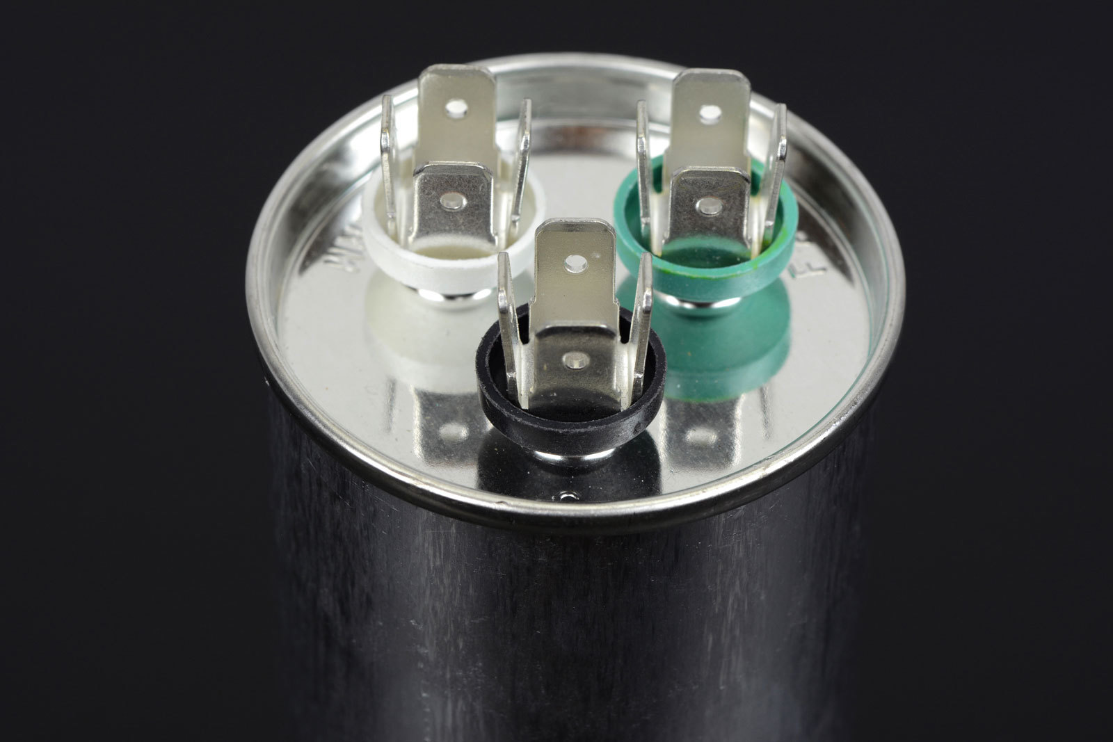 TEMCo 50+5 uf/MFD 370-440 VAC volts Round Dual Run Capacitor 50/60 Hz -Lot-1