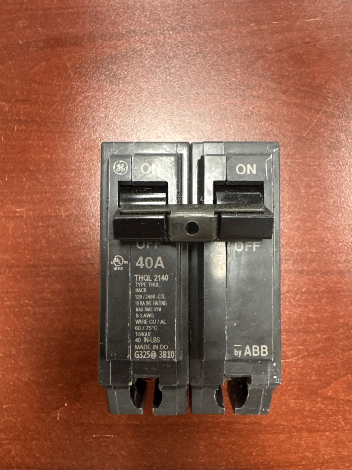 GE Q-Line 40 Amp 2 in. Double-Pole Circuit Breaker THQL2140