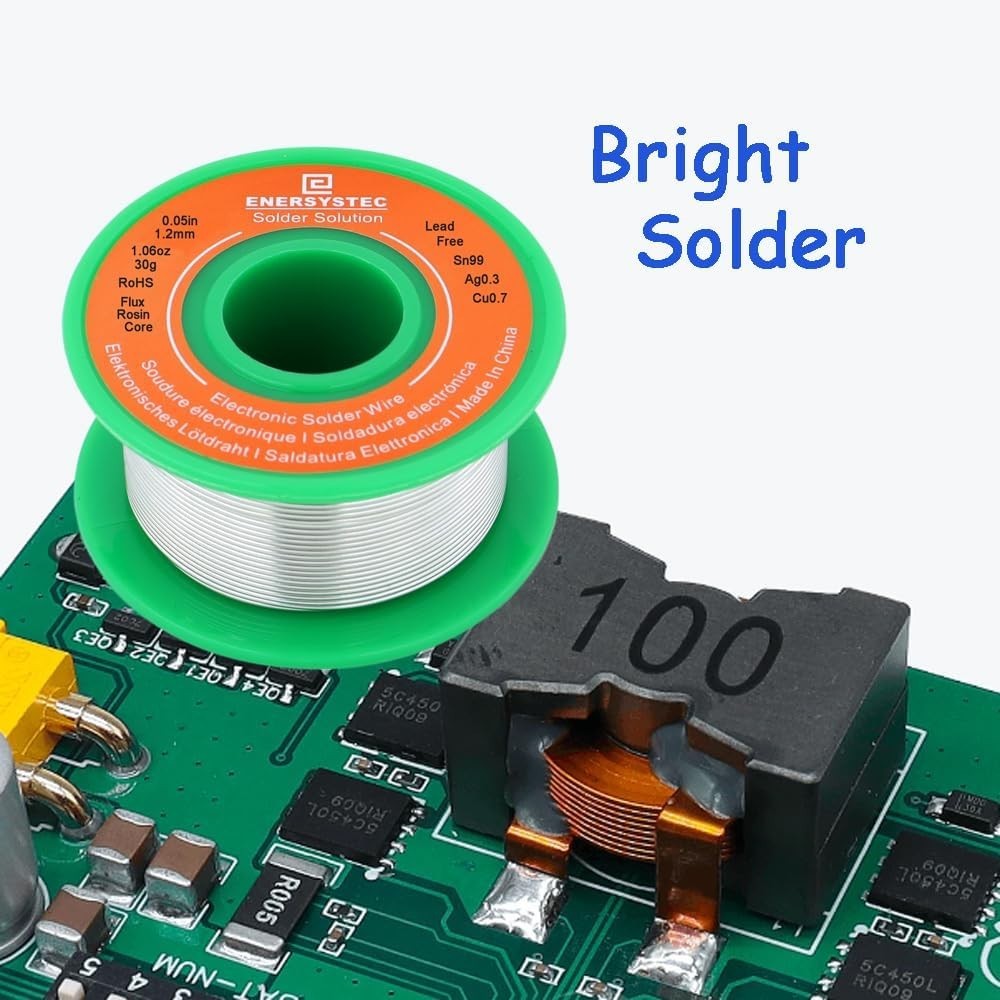Solder Wire Lead Free Rosin Core Flux 0.8Mm Electric Solder Fine Sn99 Ag0.3 Cu0.