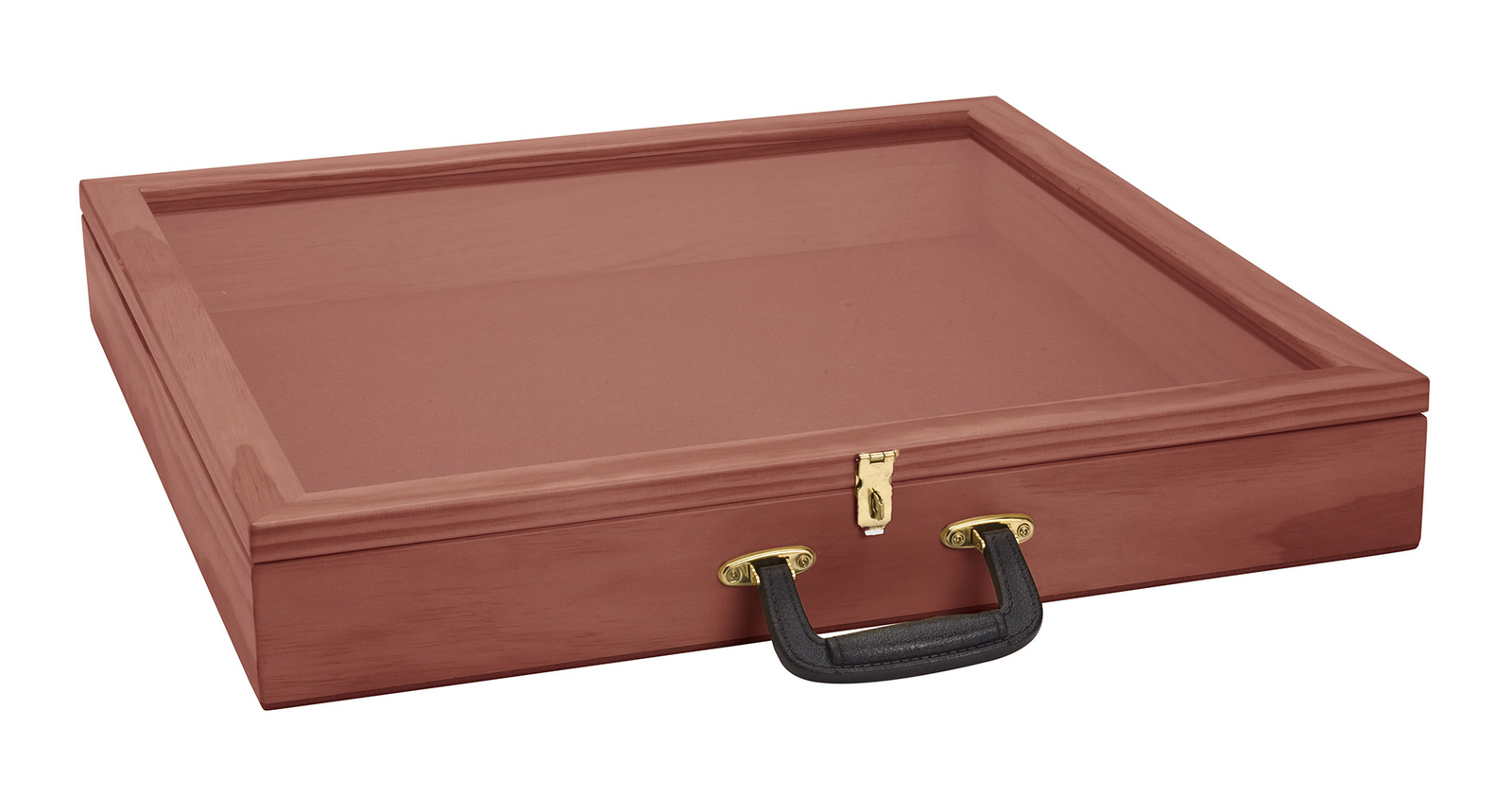 SSWBasics 36 Inch Portable Cherry Wood Display Case | 24″W x 36″L x 4″D