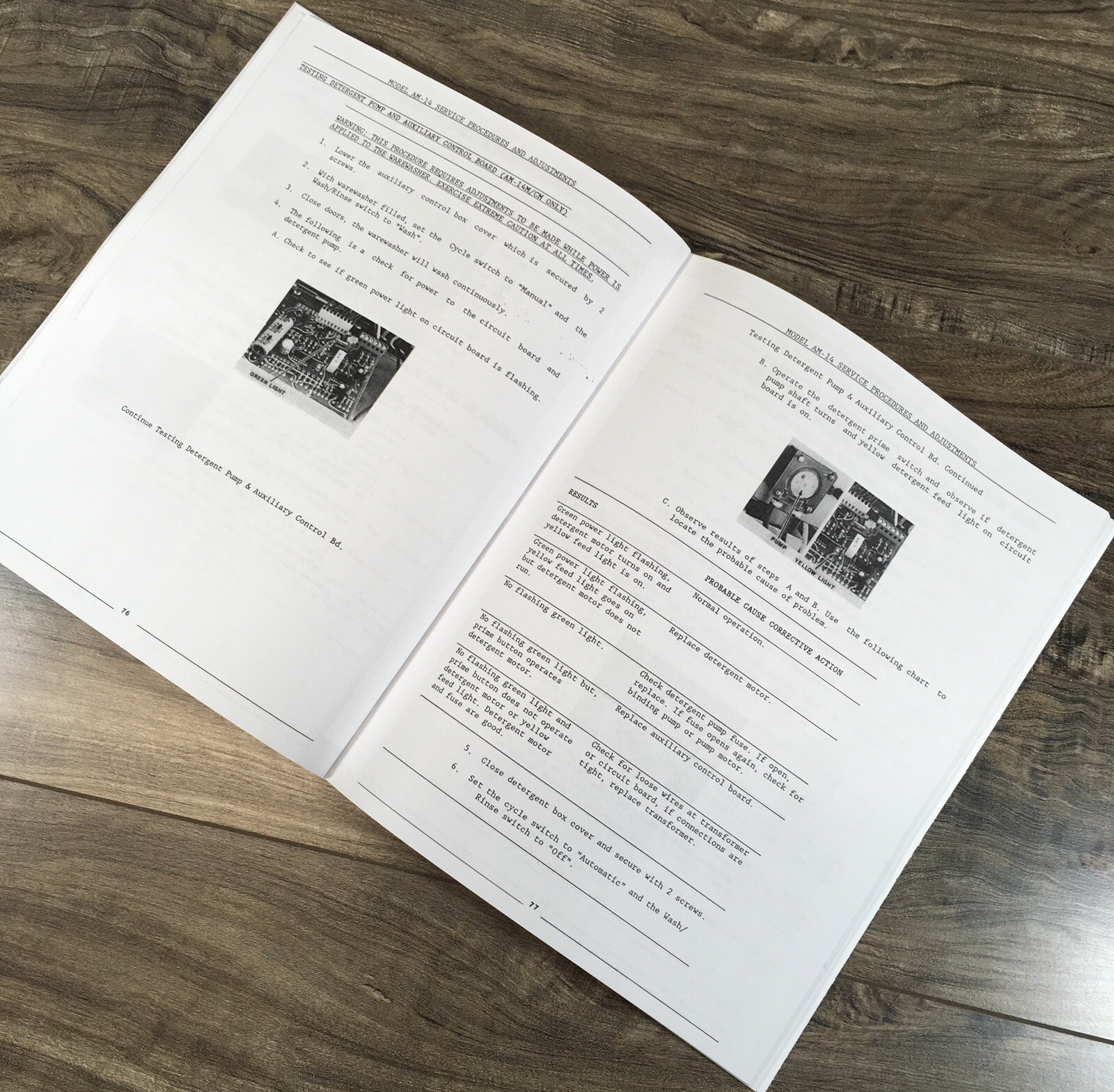 Hobart Model AM-14 AM-14C AM-14M AM-14CM Dishwasher Service Manual Repair Shop