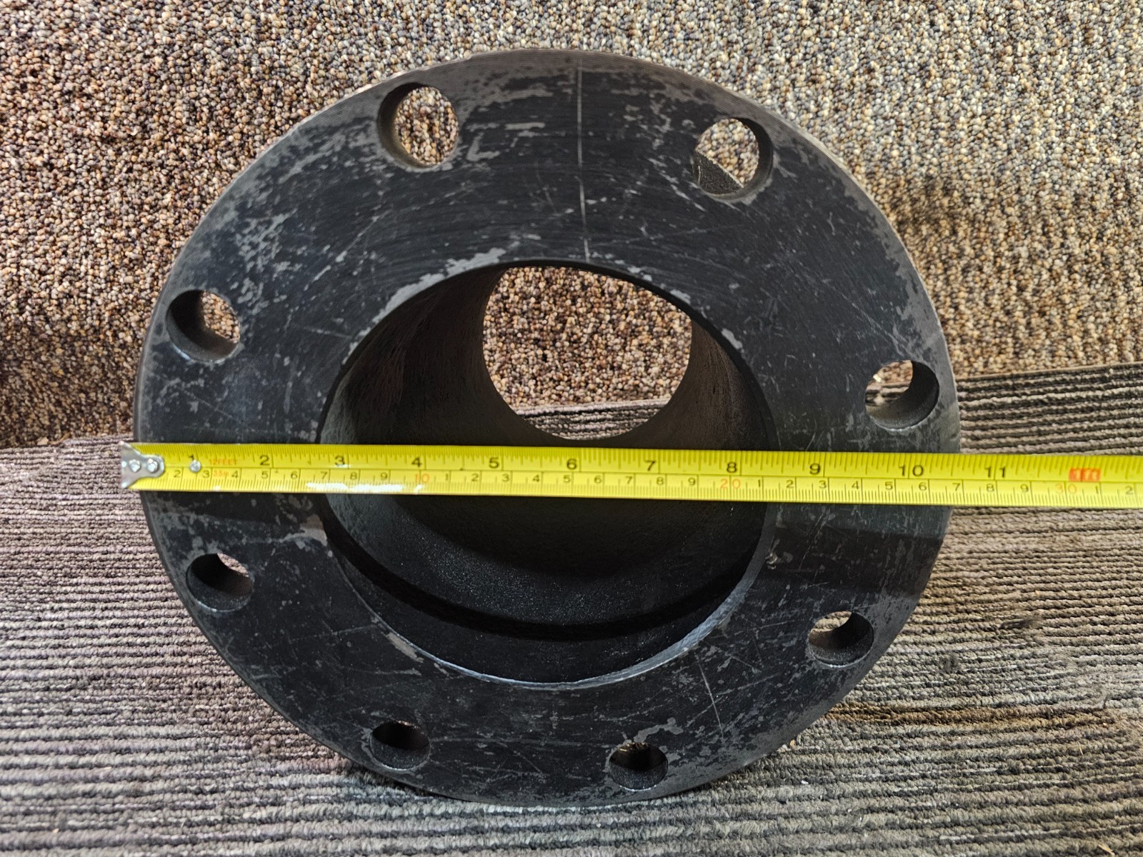 United 6in x 5in Concentric Reducer 150LB Duct Iron Flanged Pipe Fitting 250WWP