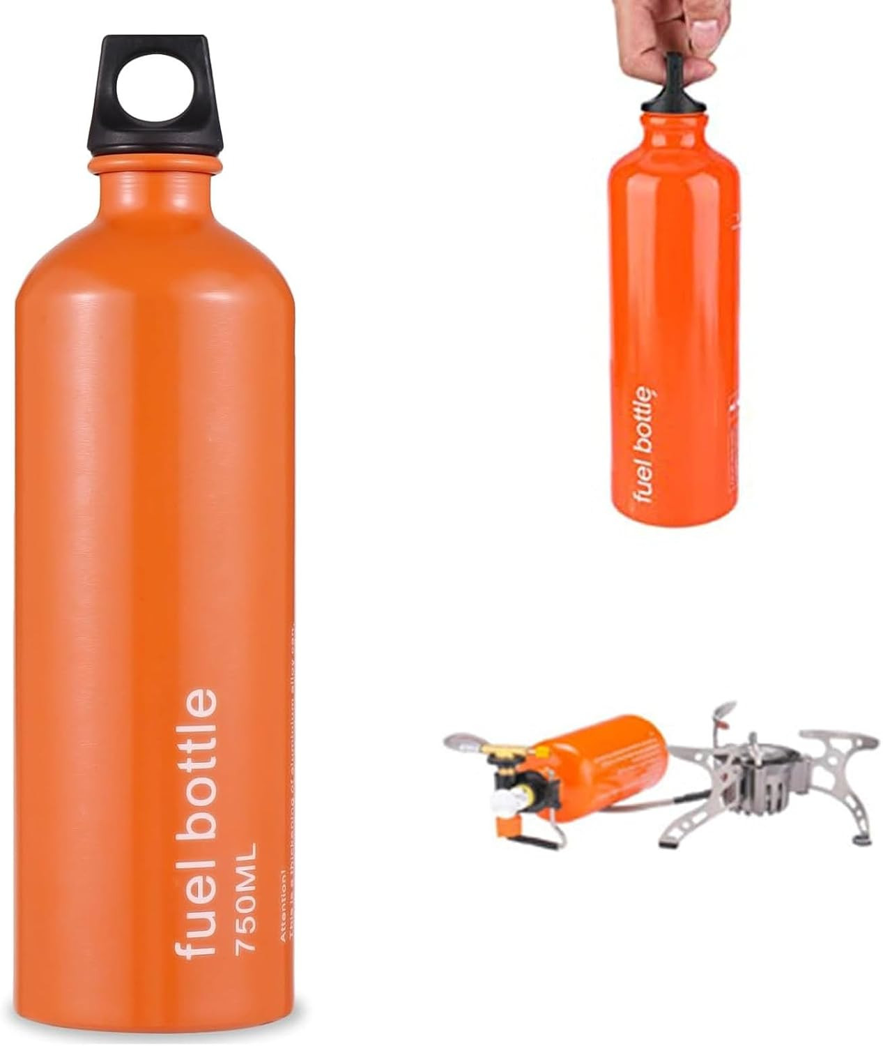 Aluminium Fuel Bottle 750Ml – Camping Fuel Container, Leak-Proof Oil Storage Can